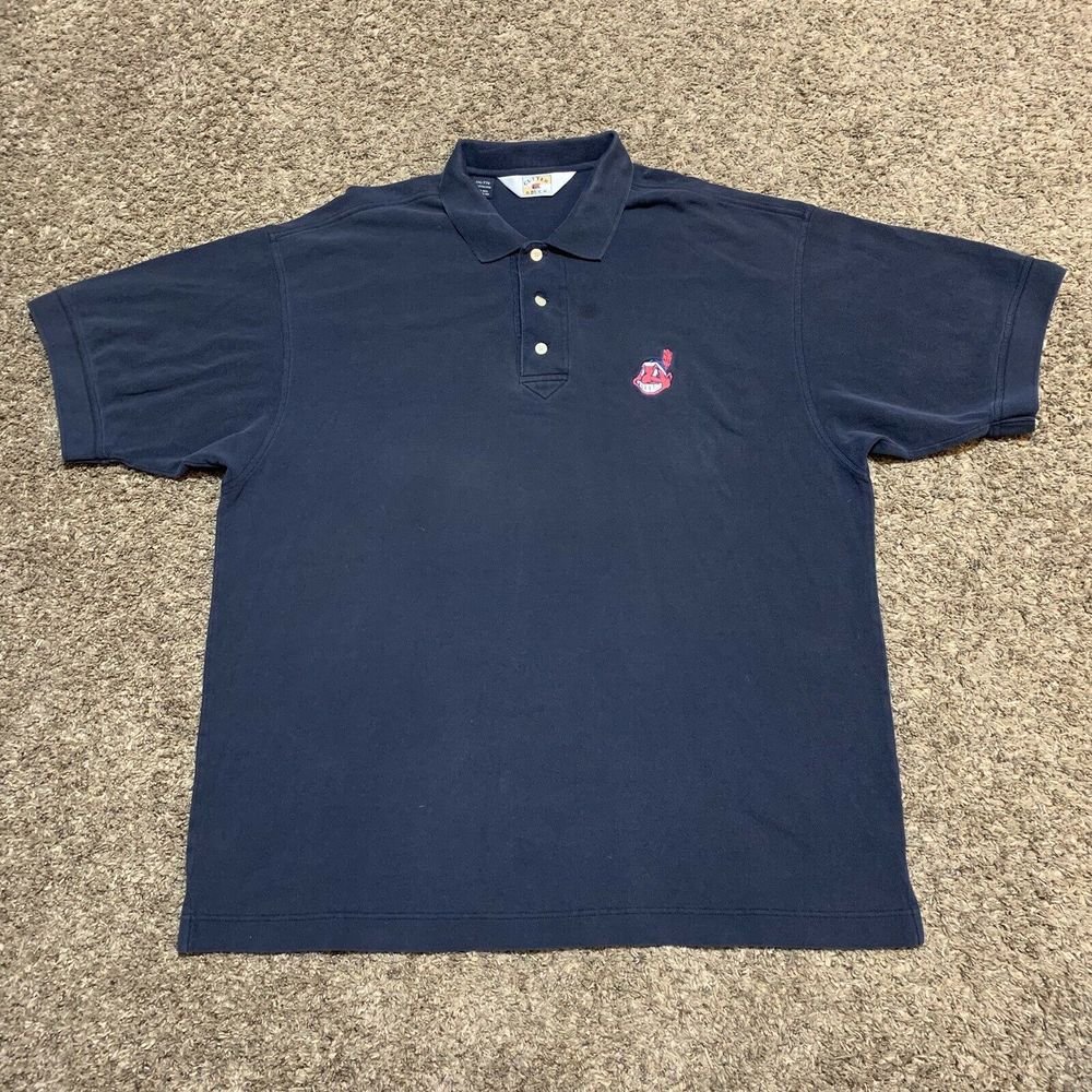 Cleveland Indians Cutter & Buck Polo Mens Chief - Picture 1 of 4